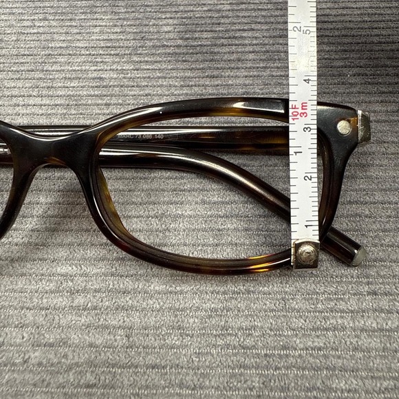 Marc Jacobs MARC 72 086 140  Havana Tortoise Rectangular Y2k Eyeglasses Frames - Picture 14 of 15